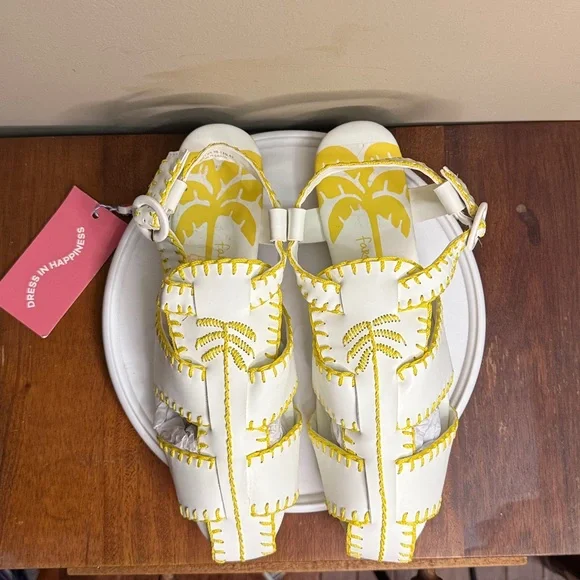 NWT FARM Rio Whipstitch Palm Tree Sandals
Size 10 - Picture 2 of 6